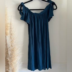 Off the Shoulder Shift Dress